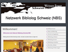 Tablet Screenshot of bibliolog.ch
